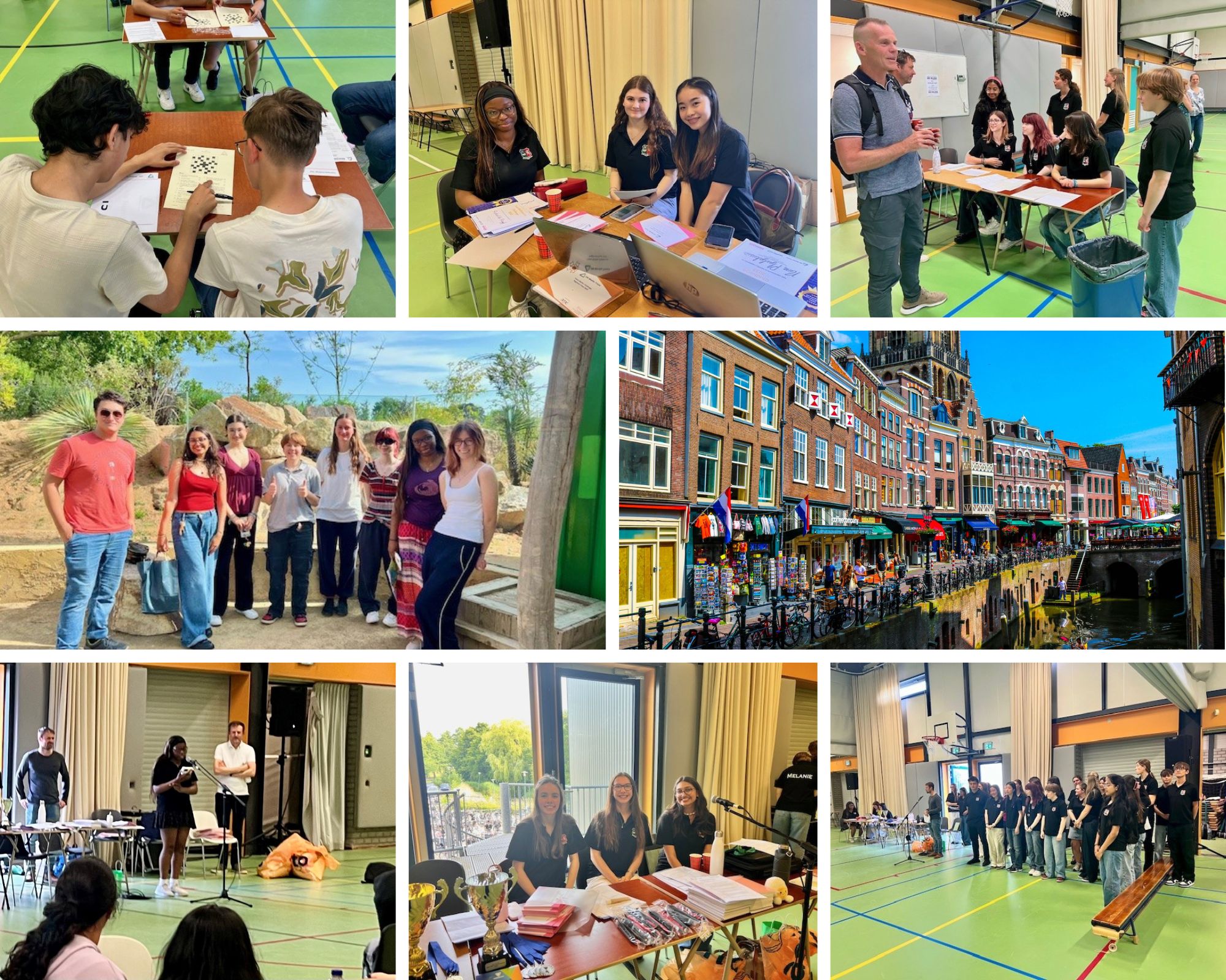 collage of pictures international maths challenge
